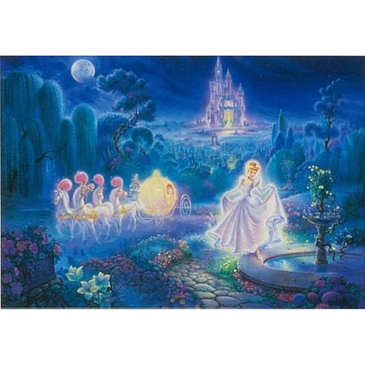 500 Piece Jigsaw Puzzle Hidden Picture Cinderella Evening of Magic (35x49cm)
