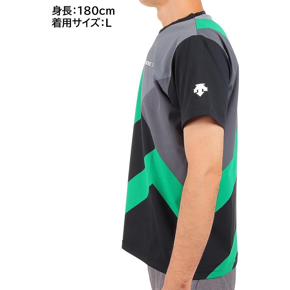 [DESCENTE] Short Sleeve T-Shirt Sunscreen UV Protection (UPF50+) Stretch MOVESPORT Training Men's
