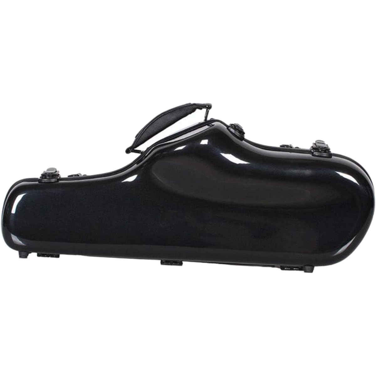 Dickly Alto Saxoph Gig Bag, Removable Shoulder Strap Durable Lightweight Hard Case for Saxophone, Black