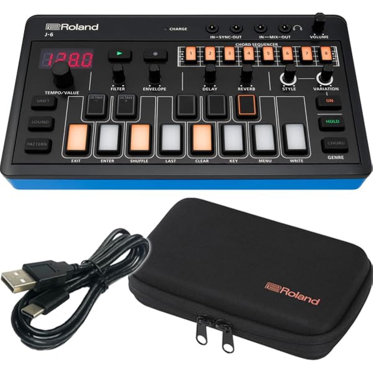 [Carrying case/CB-RAC set] Roland - J-6 AIRA COMPACT CHORD SYNTHESIZER