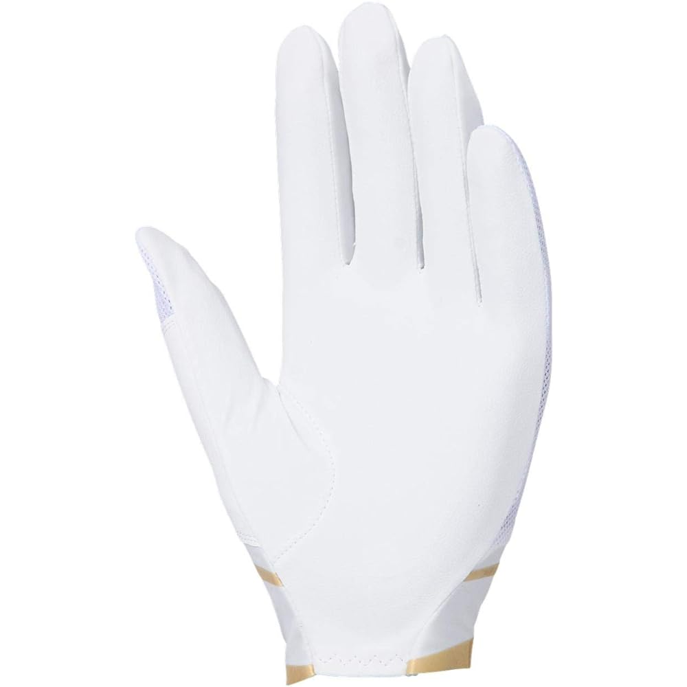 ASICS Defensive Gloves GOLDSTAGE General Use/High School Baseball Compatible White Black Color 3121A634
