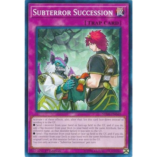 Subterror Succession - SDSH-EN040 - Common - First Edition