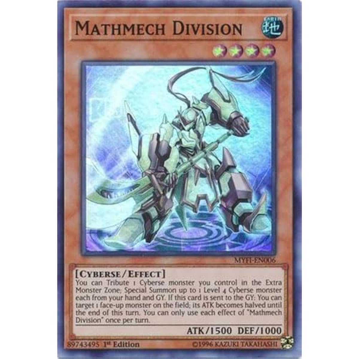 Mathmech Division - MYFI-EN006 - Super Rare - First Edition