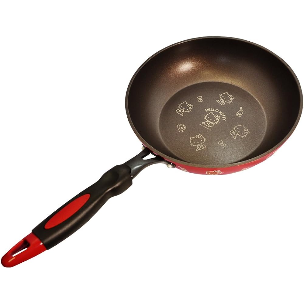 Skater IH Gas Fire Compatible Diamond Coated Frying Pan 26cm Hello Kitty Sanrio AFP26