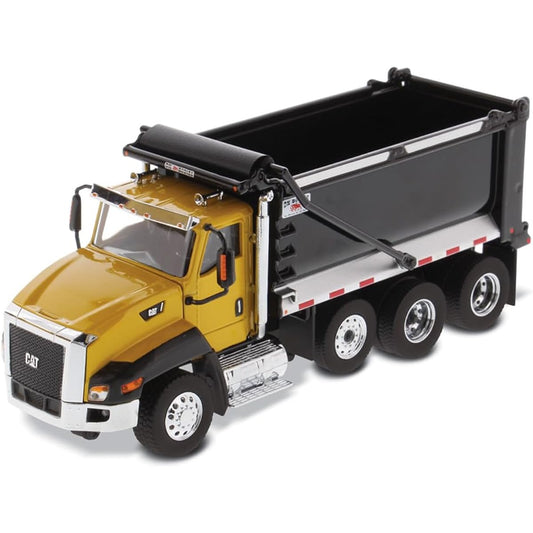 Diecast Masters Caterpillar CT660 SBFA Ox Bodies Stampede Dump Truck | Transport Series Cat Truck & Construction Equipment | 1:50 Scale Model Diecast Collection Model 85668