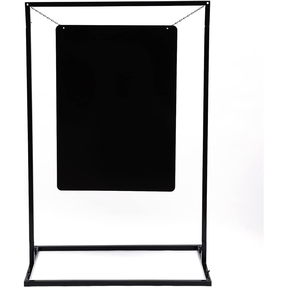Wedding Welcome Sign Stand, Square Wedding Backdrop Stand, 3.6ft Tall Floor Sign Holder Metal Flower Display Frame Wedding Sign Flower Ceremony Decoration for Wedding Birthday Party (Black)