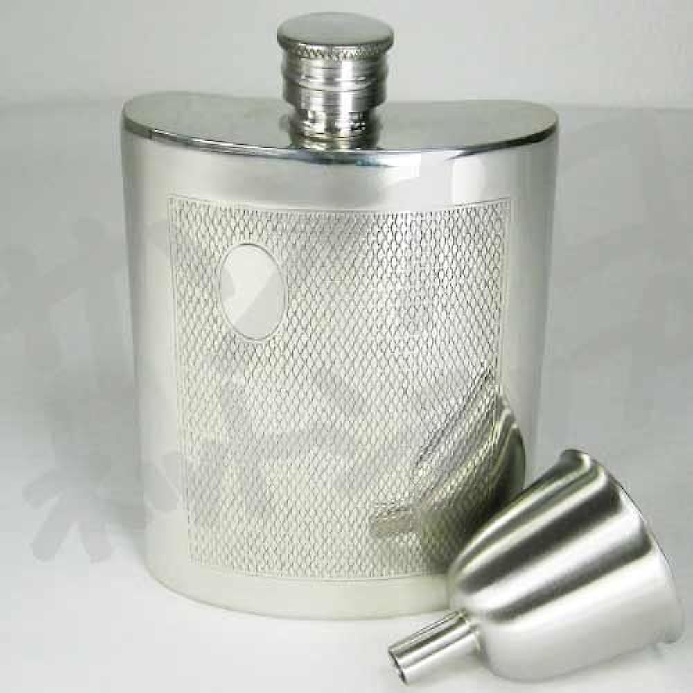 Pewter Skittles Mesh 4oz Pinder Bros. Pewter Flask [SP-014]