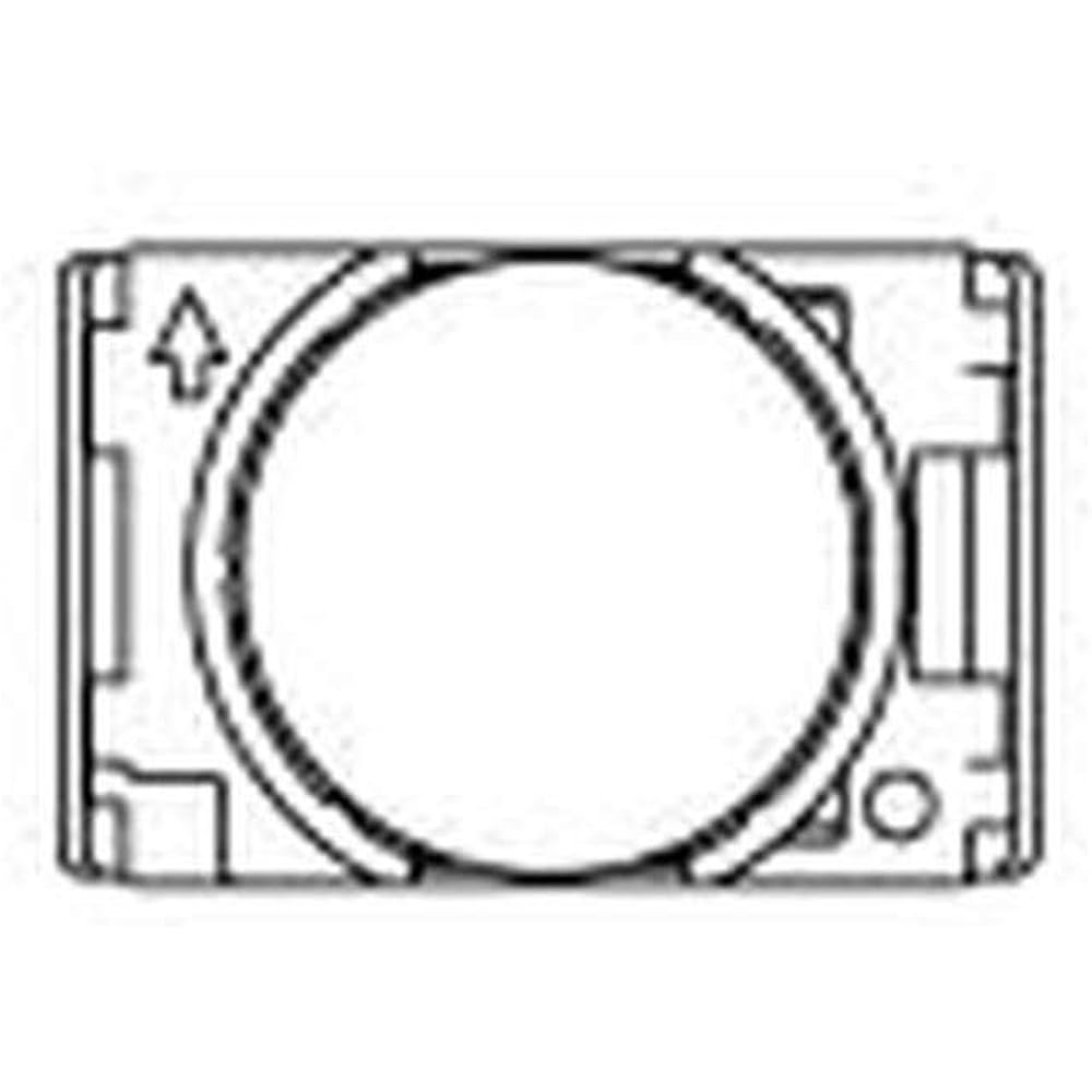 Panasonic Housing Equipment Plate for 1 White Set of 200 WCF8301W200
