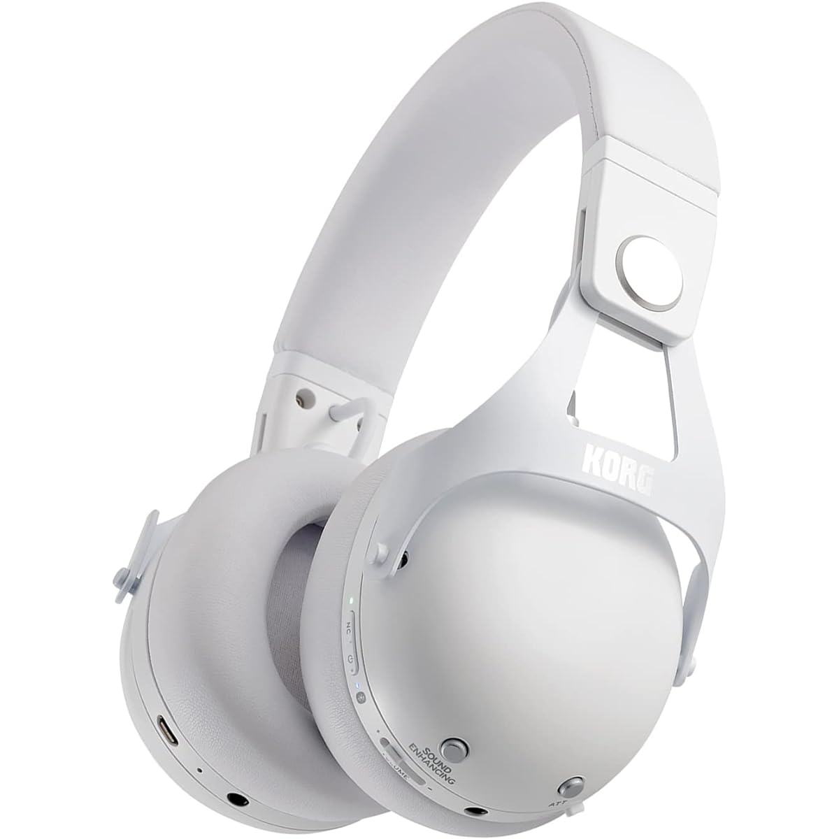 KORG Noise Cancelling DJ Headphones NC-Q1 BK Black Wireless Bluetooth Google Assistant Siri 36 Hours of Continuous Use