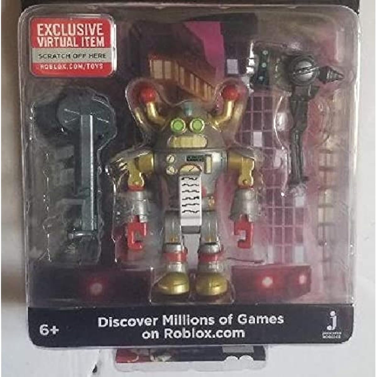 Roblox Brainbot 3000 2.5-inch Figure with Exclusive Virtual Item Code