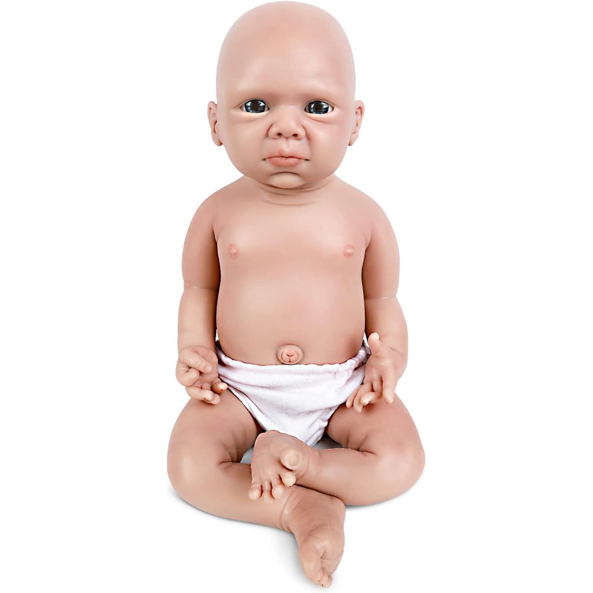 IVITA 20 Inch Full Silicone Baby Doll Boy Not Vinyl Material Realistic Full Body Silicone Reborn Baby Doll Soft Newborn Baby Doll