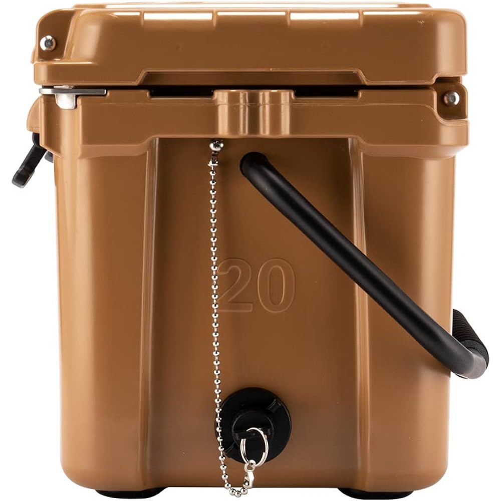 Cooler Box Small 18.9L Large Capacity Hard Cooler Box Cooler BOX Camping Outdoor Fishing Sports Day Beach Sports Leisure BBQ Cold Storage Arthur EARTHER