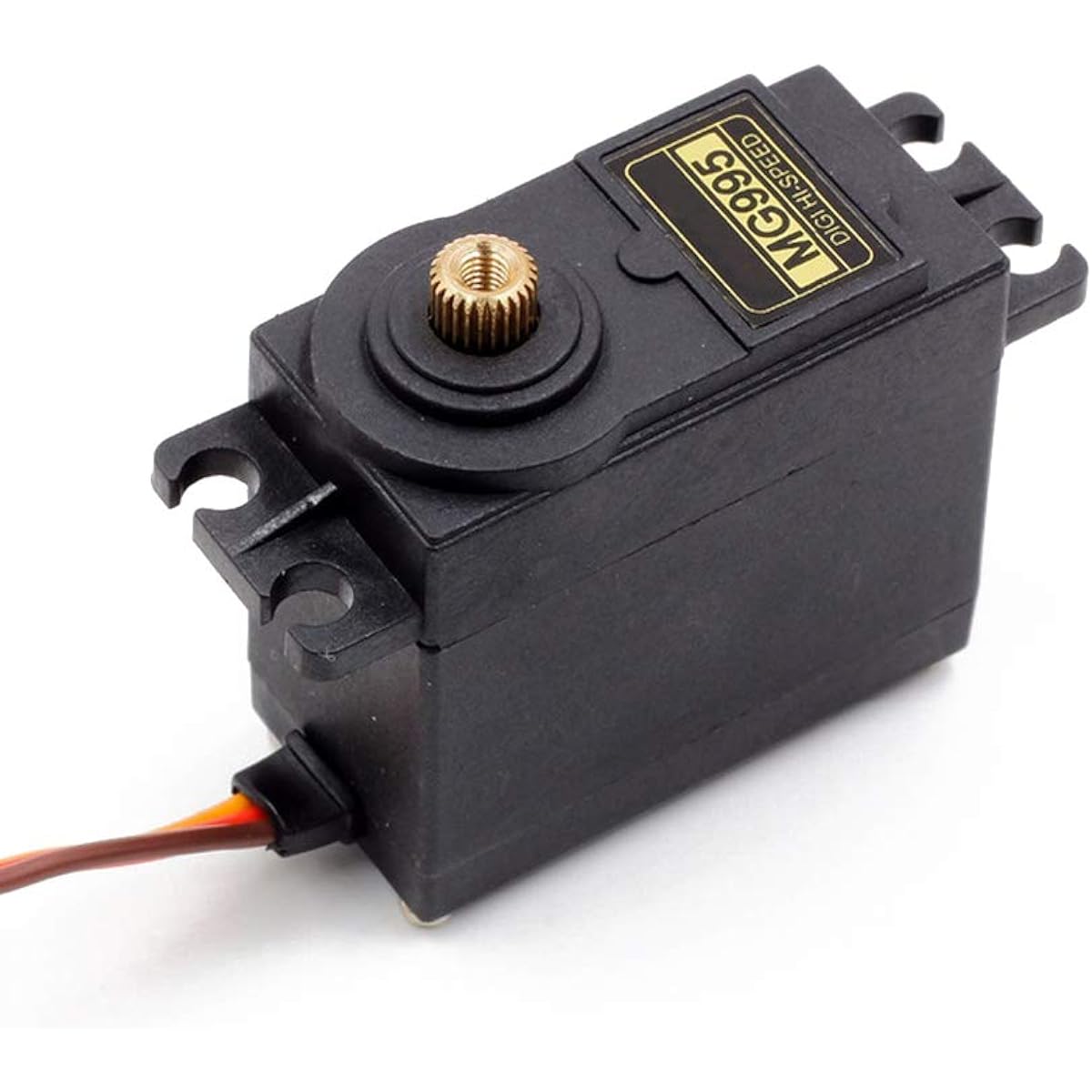 Treedix MG995 Servo Motor Metal Gear High Torque Servo Motor Compatible with Smart Car Robot Boat RC Helicopter Airplane (180 Control Angle)