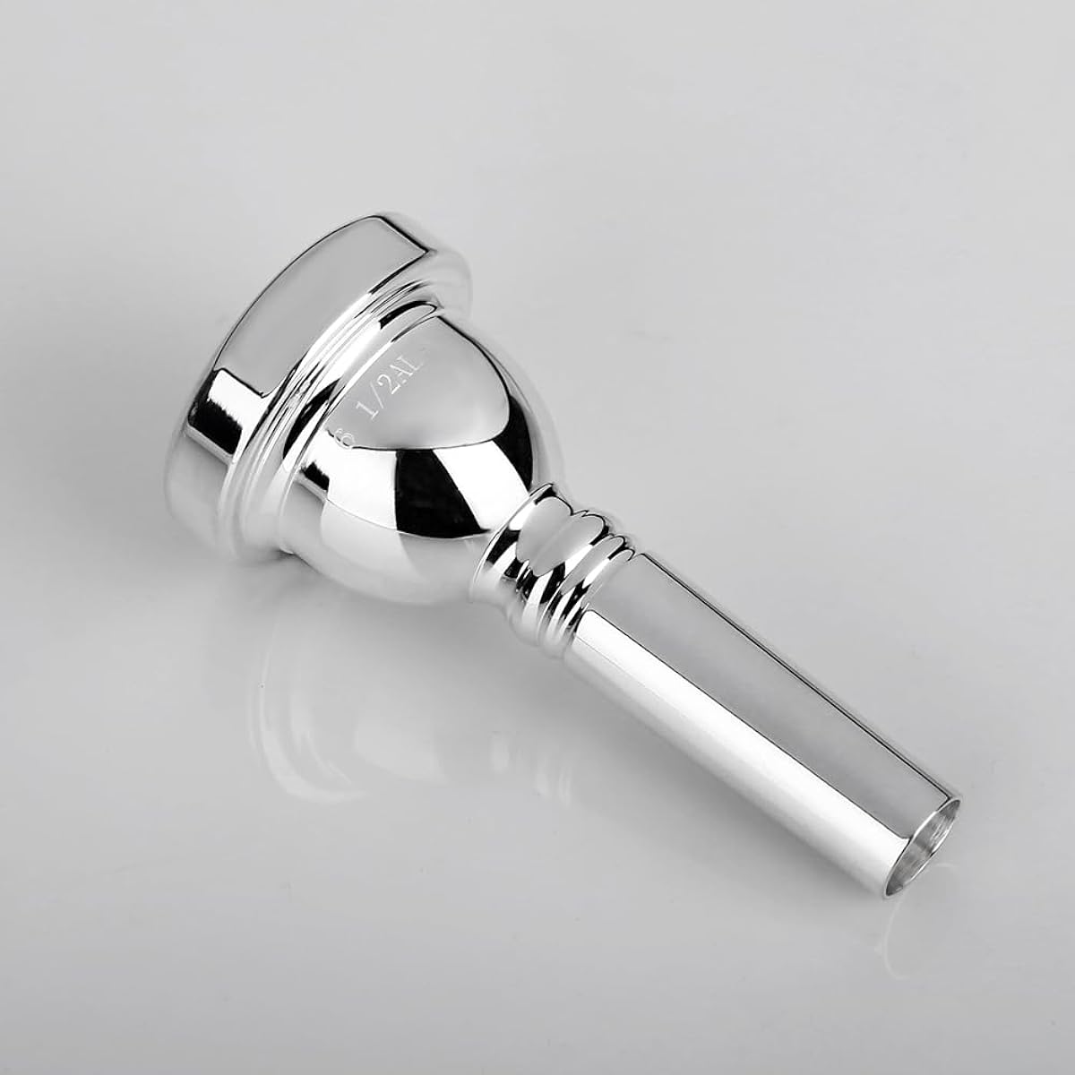 Glory TENOR Trombone Mouthpiece 61/2 Large Shank Silver Plated Trombone Mouthpiece