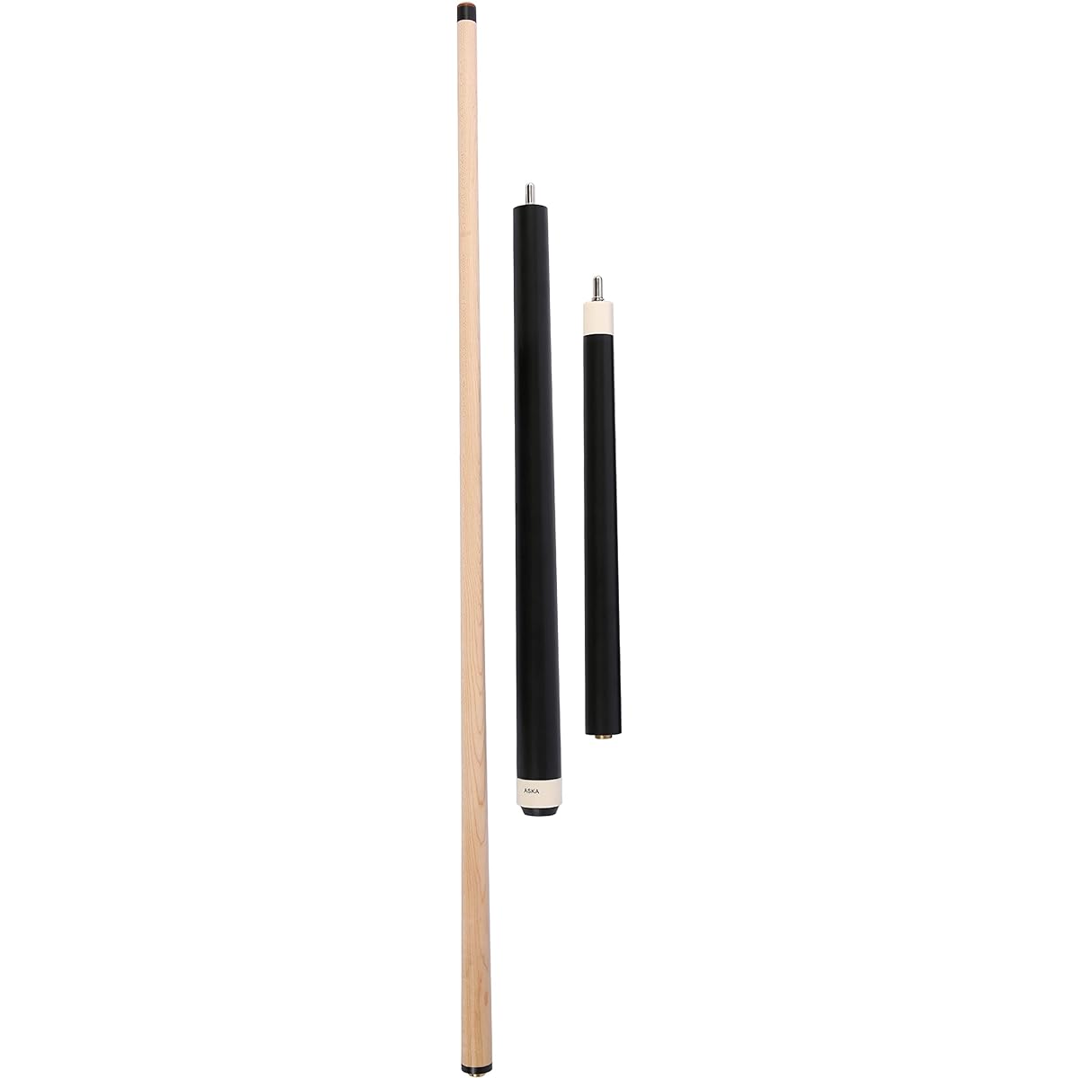 ASKA 25oz Heavy Hitter Matte Jump Break Cue Stick JBC 3pc Cue Jump/Break Cue 14mm Tip Hard Rock Canadian Maple Shaft