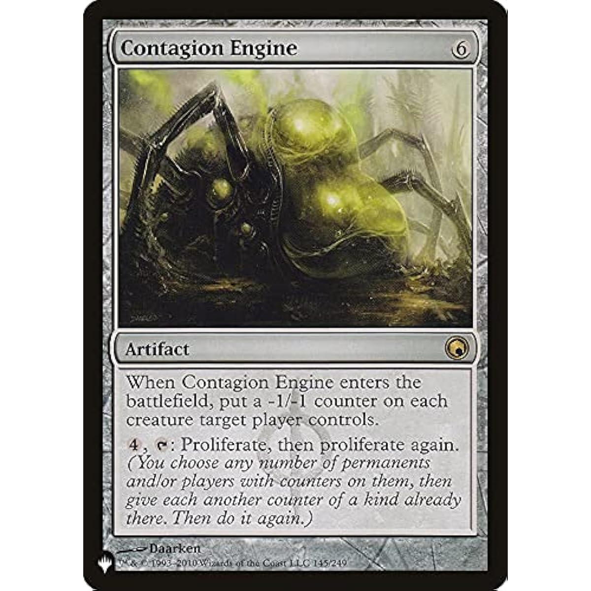 Magic: The Gathering - Contagion Engine - The List