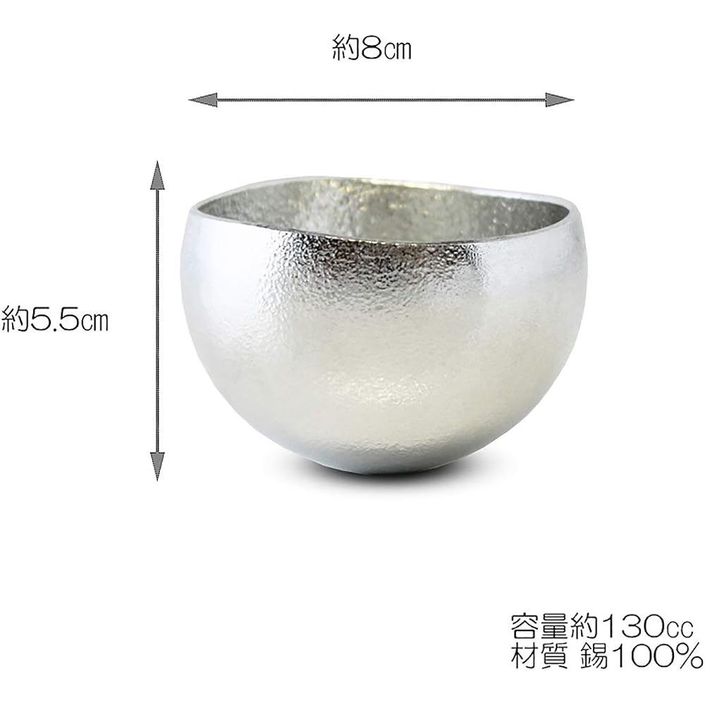 nousaku Small choko tin large 130cc φ8.0×H5.5cm 501600