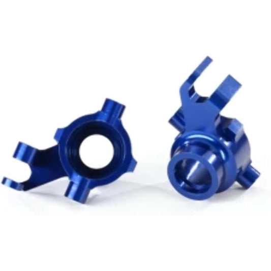 Traxxas 8937X Steering Block 6061-T6 Aluminum (Blue Anodized) Left and Right