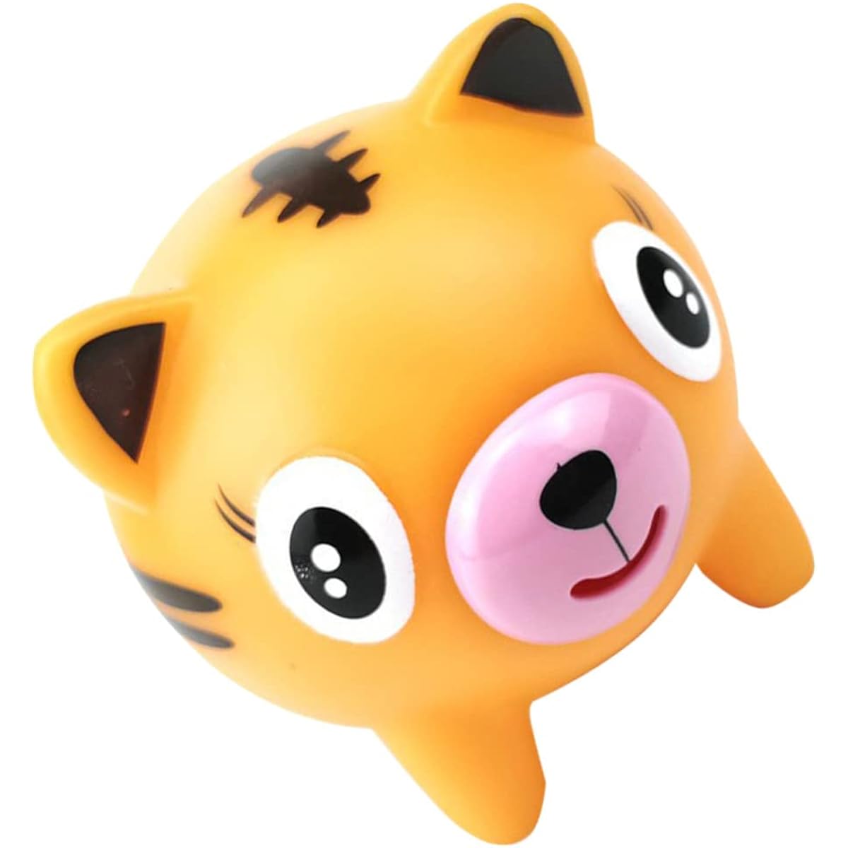 NUOBESTY Kids Animal Squeezing Tongue Sticking Out Slowly Standing Tiger Stress Relief Stress (Orange)