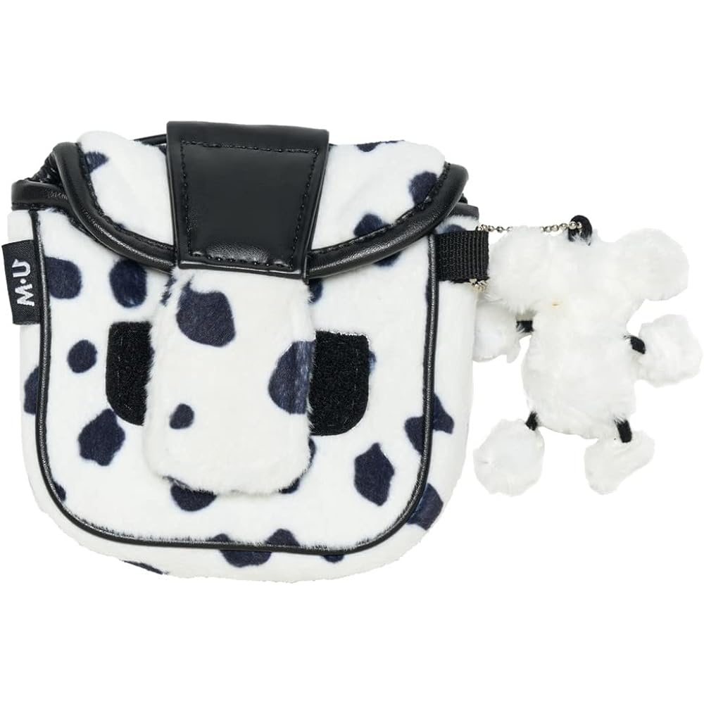 MU SPORTS Dalmatian pattern Spyder type putter cover 703H6538 Ivory