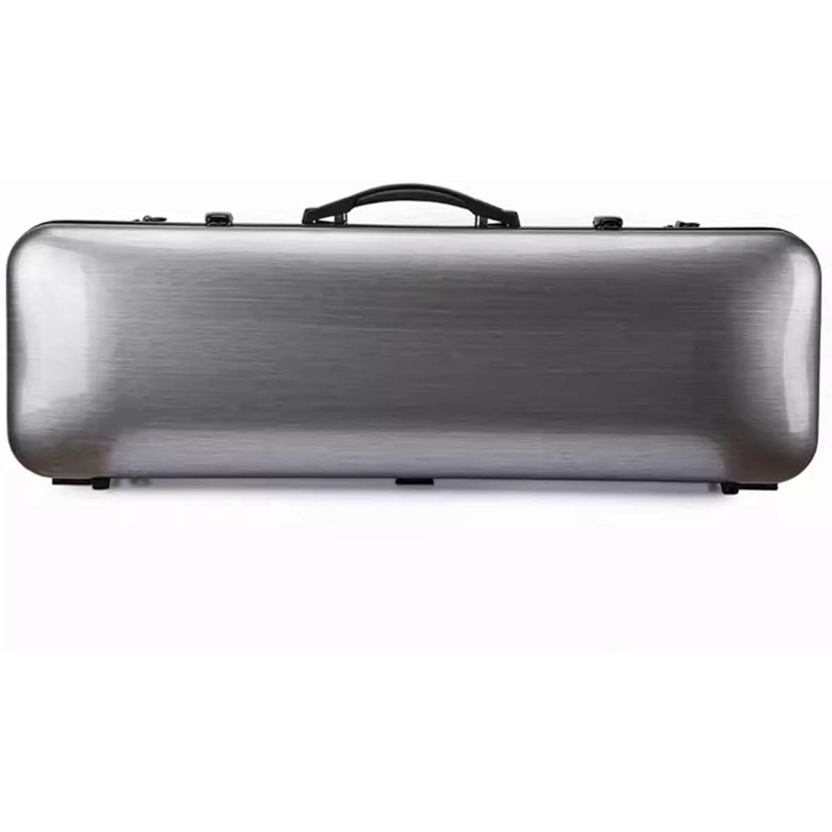 Violin Case, 4/4 Full Size Violin Hard Case, Portable Lightweight Violin Case Backpack, Carbon Fiber Violin Backpack with Professional Handle and Built-in Hygrometer, Violin Protection Box, Carry-On, Silver