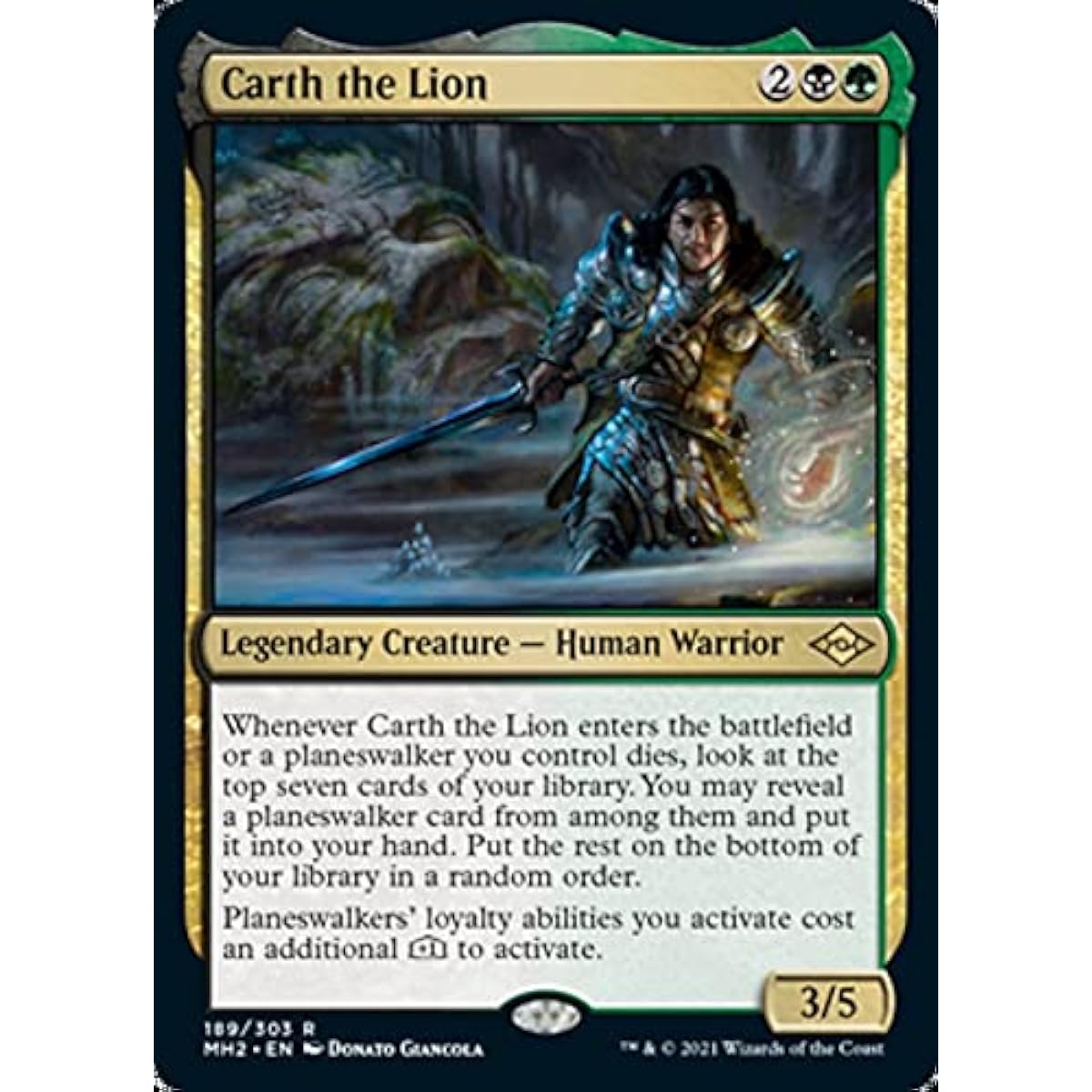 Magic: The Gathering - Curse of the Lion (189) - Foil - Modern Horizons 2