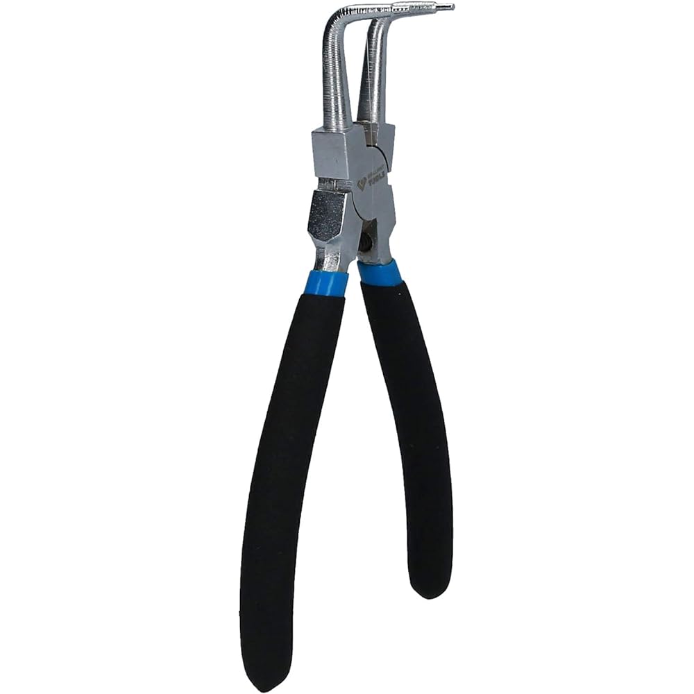 KS Tools Circlip Pliers for Internal Retaining Ring Angled 175 mm BT067004