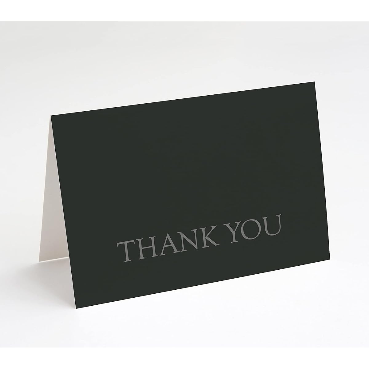 Simple Manly Thank You Cards for Men with Envelopes, 25 Cards, Made in the USA (Hunter Green)
