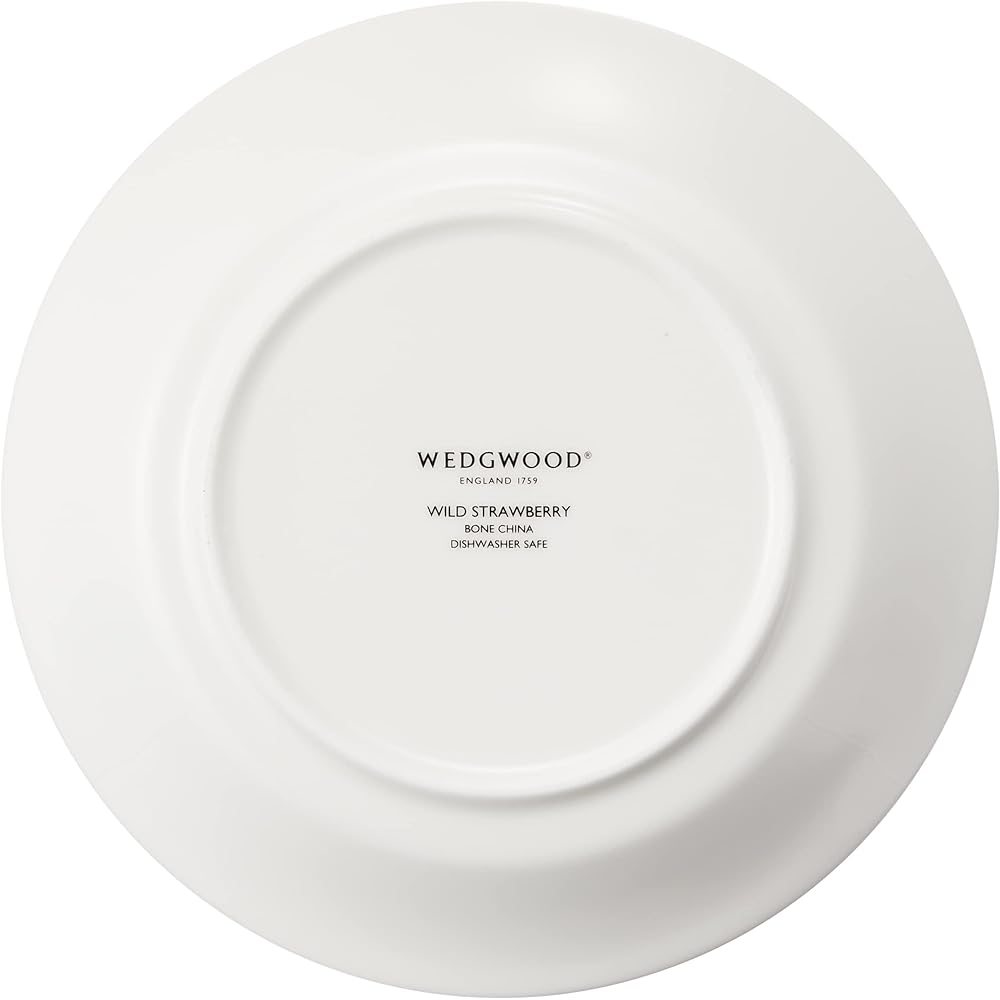[Regular Imported Product] Wedgwood Bone China Wild Strawberry Pair Coffee Cup & Saucer (Delphi) Wedding Gift Present 1053377