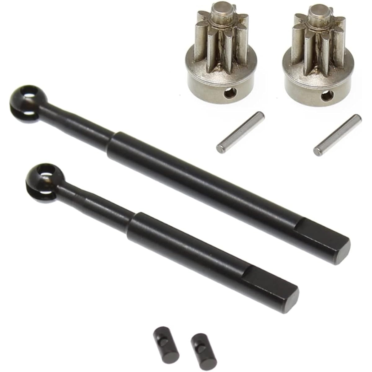 Redcat RER11821 Heavy Duty Front Portal CVA Input Gear Pin and CVA Shaft Coupler Black