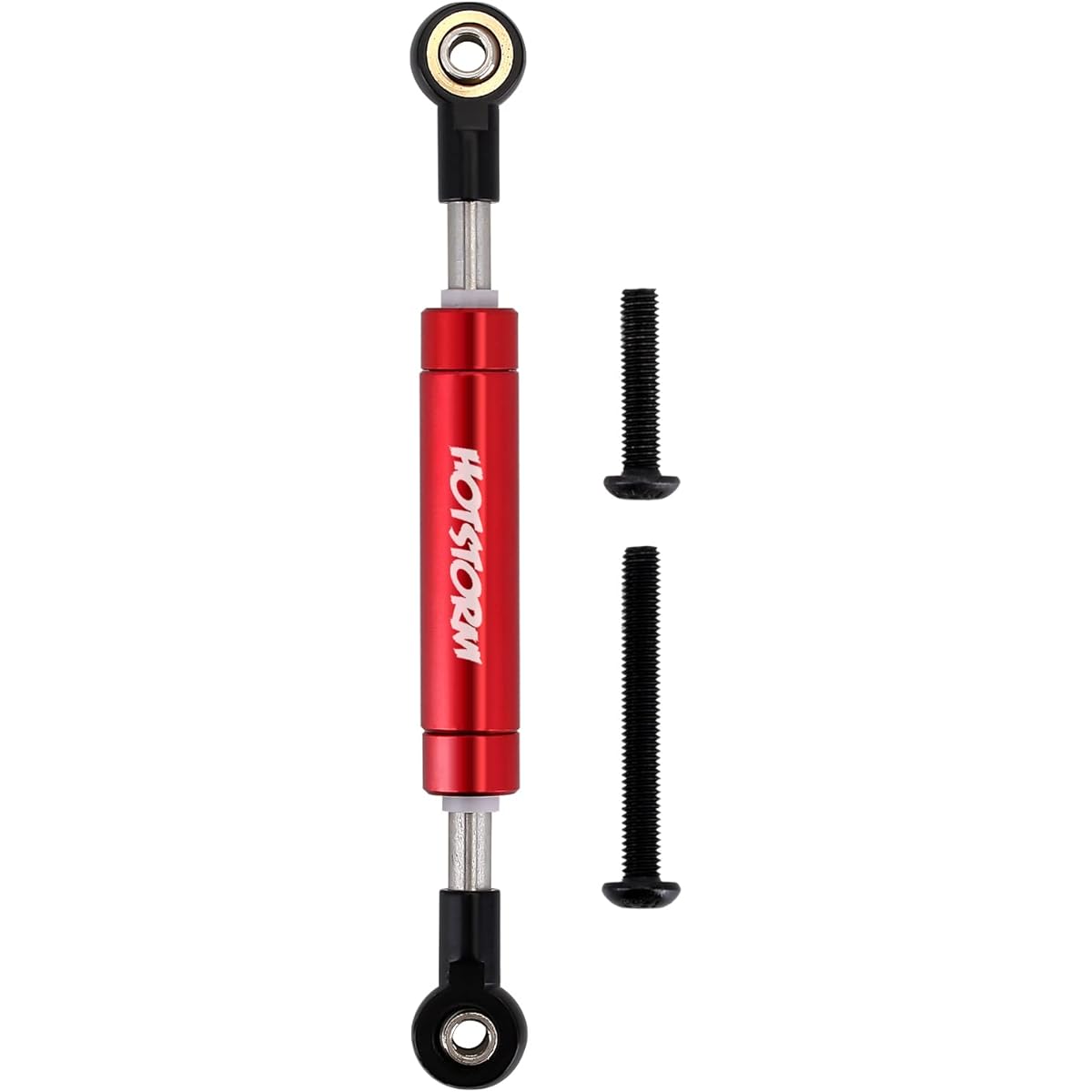 HOTSTORM Adjustable Steering Rod Servo Steering Link 1/10 RC Car Crawler Axial SCX10 Upgrade Parts TRX4 Redcat GEN8 (80-85mm)