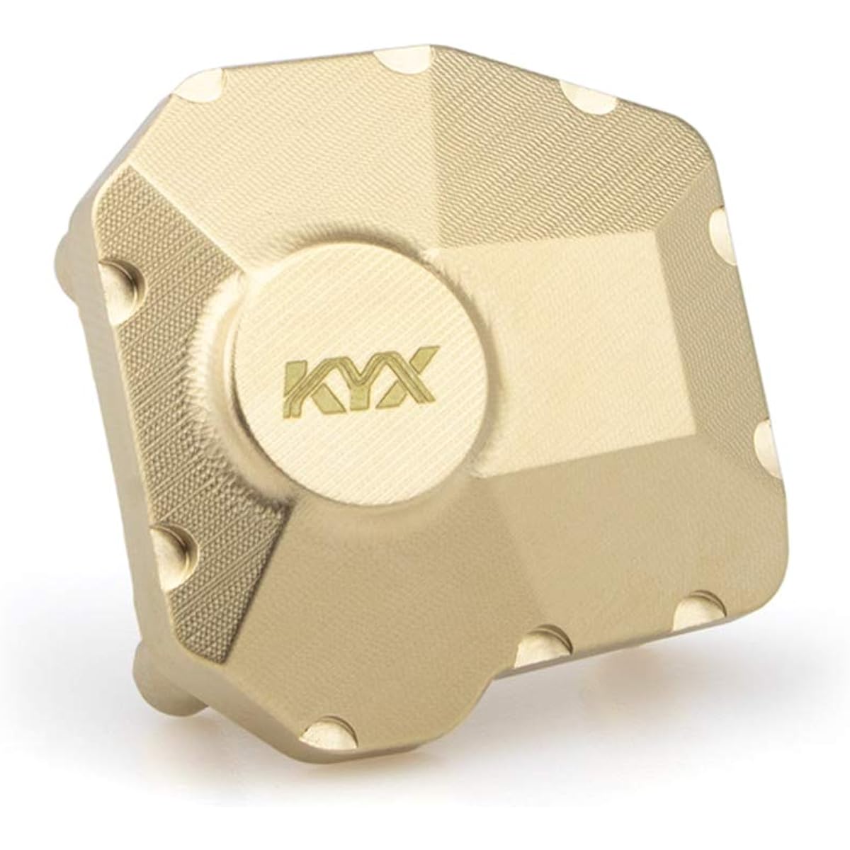KYX Racing CNC Machined Brass Differential Cover Upgrade Parts Accessories 1/10 RC Crawler Axle SCX10 III AXI03007 SCX10.3