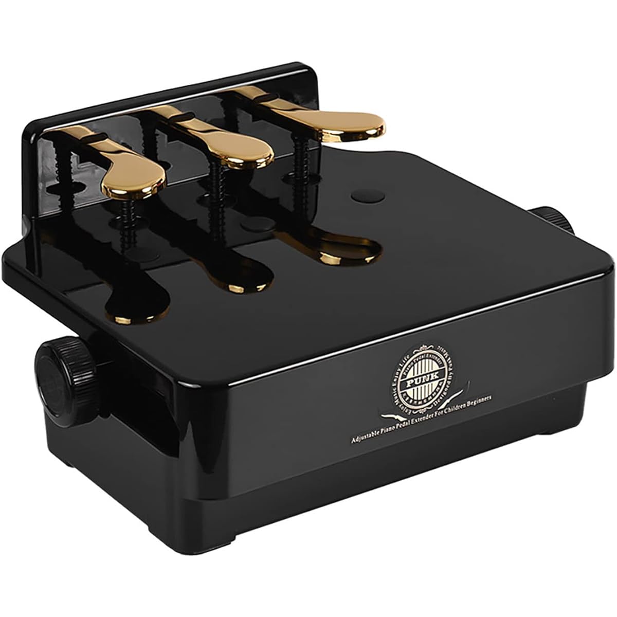 Sasuori Piano Auxiliary Pedals for Children's Height Adjustment with 3 Pedal Piano Educational Support Accessories