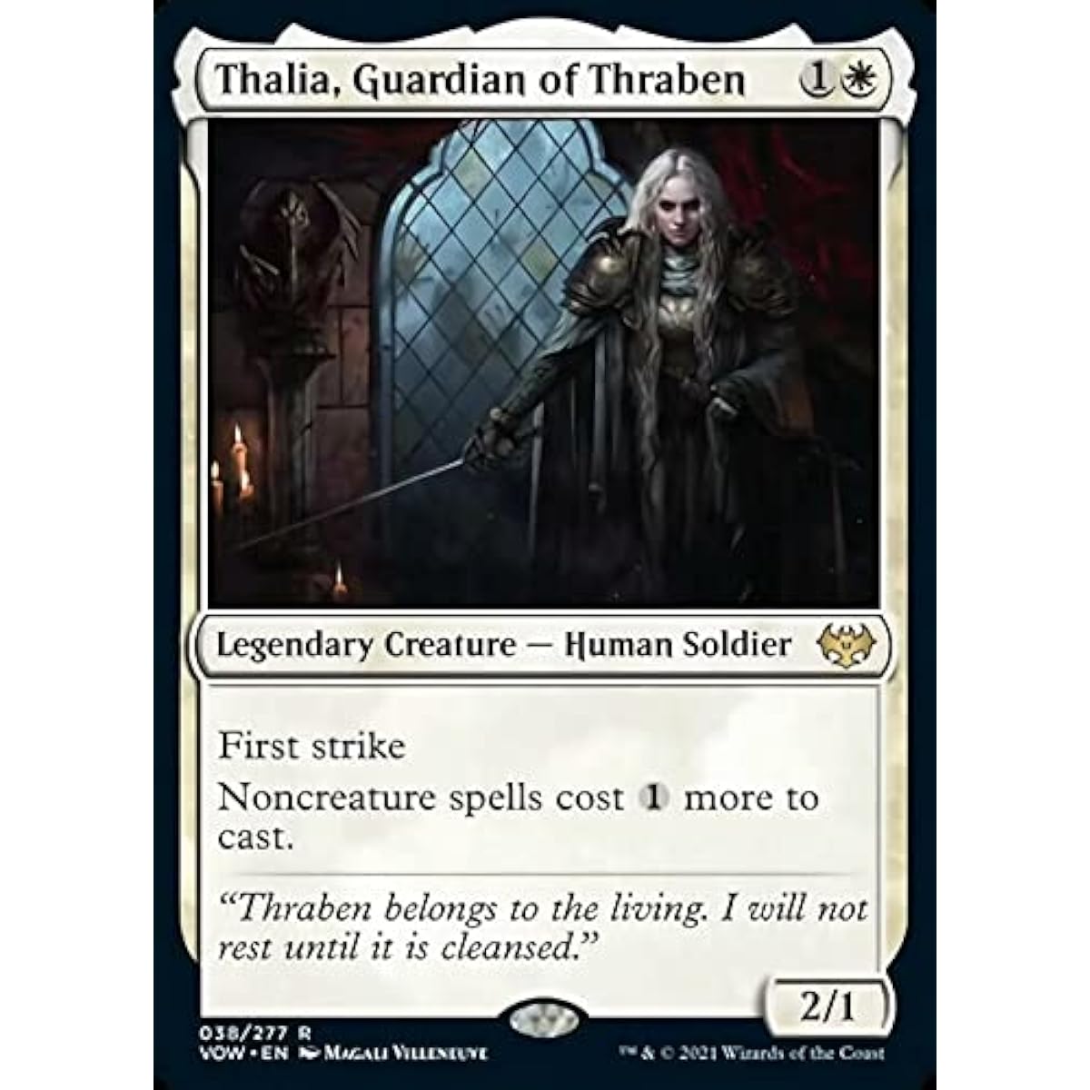 Magic: The Gathering - Thalia, Guardian of Traven (038) - Innistrad: Crimson Oath