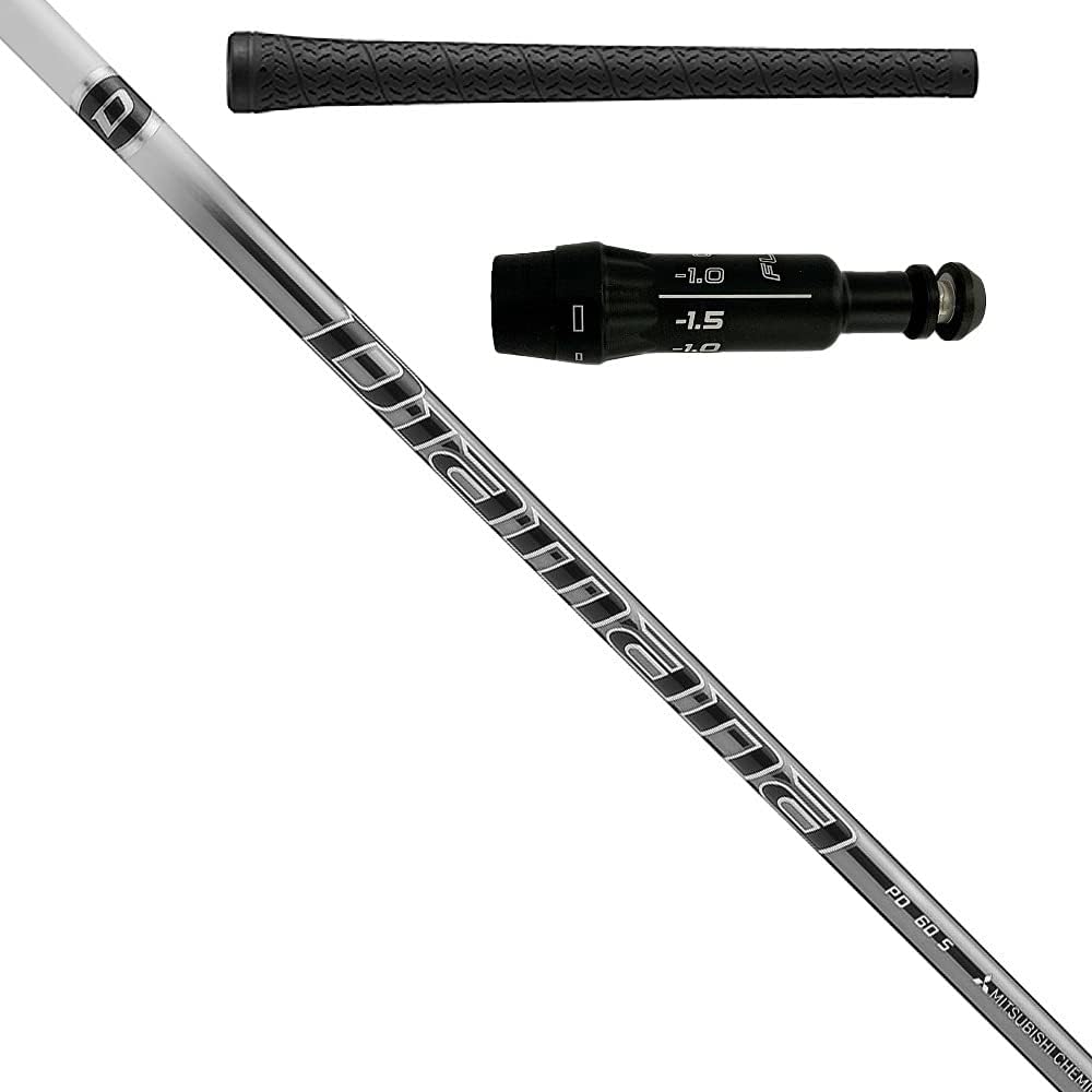 Shaft with sleeve compatible with PING G425-MAX/G425/G410 Diamana PD (with IOMIC grip)