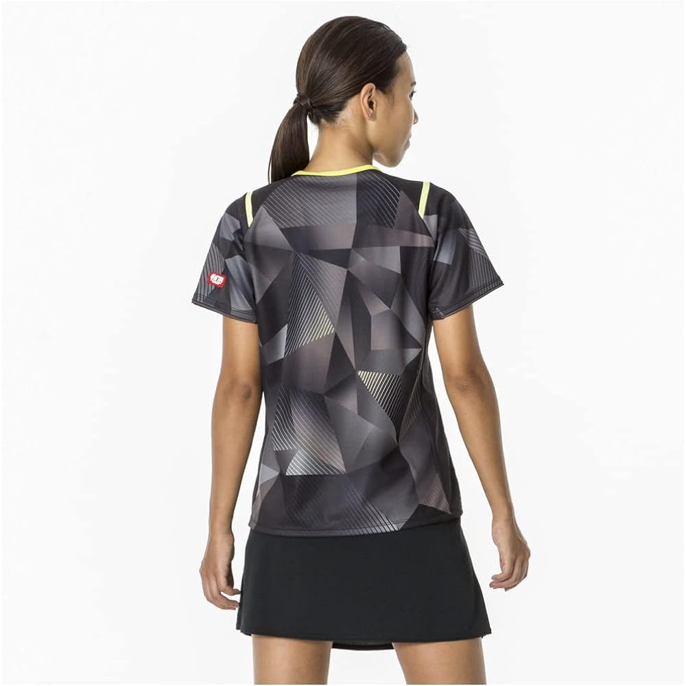 [Mizuno] Table Tennis Wear, All Japan Replica Shirt, Short Sleeve, Sweat Absorbent, Quick Drying, JTTA Officially Approved, 82JAA200 Women's