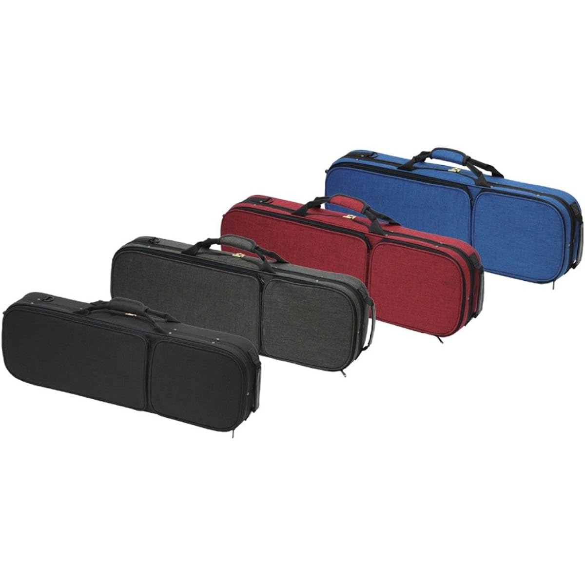Carlo Giordano Carlo Giordano Violin Case OBL-170 1/4 BLK Black