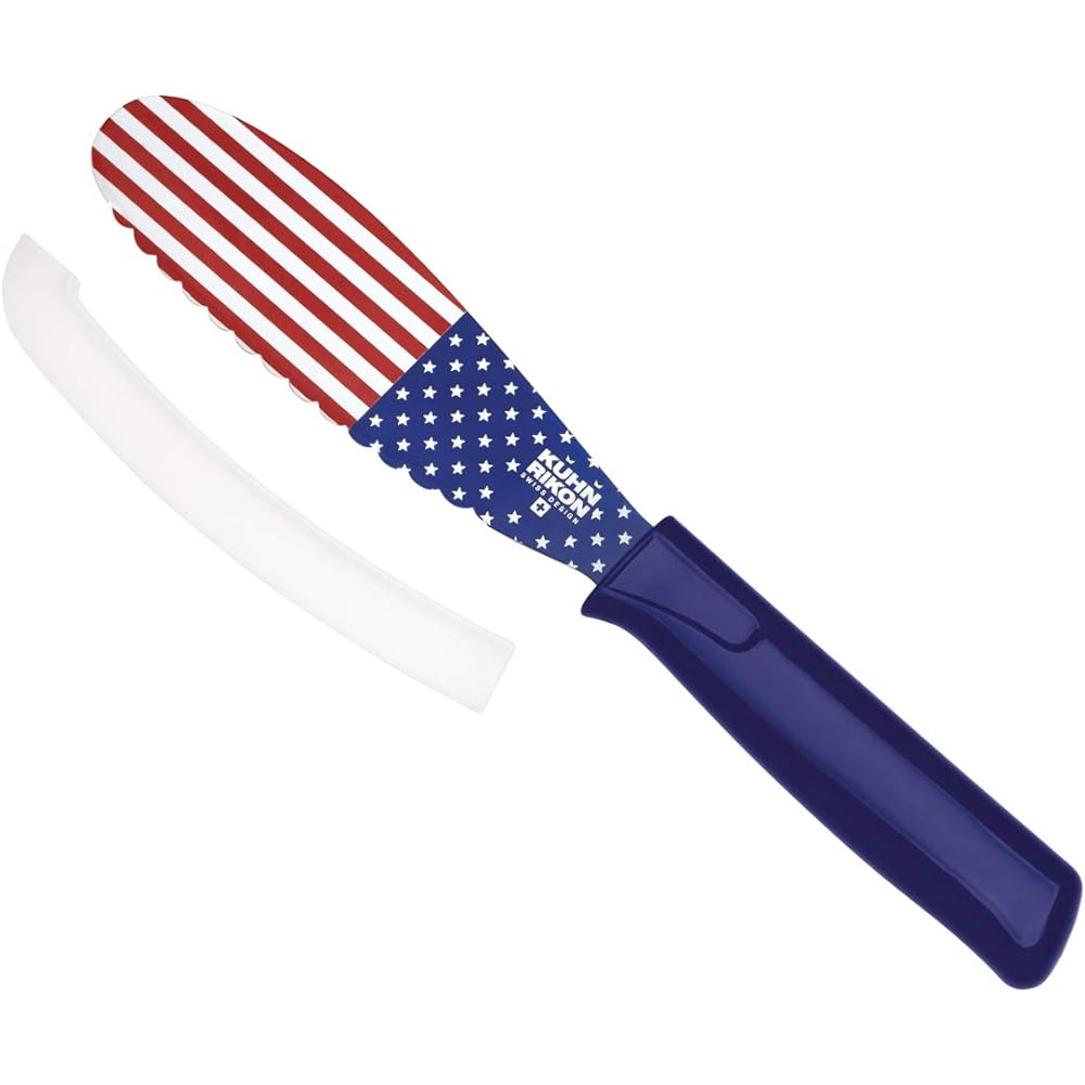 Kuhn Rikon Americana Sandwich Knife Red/White/Blue