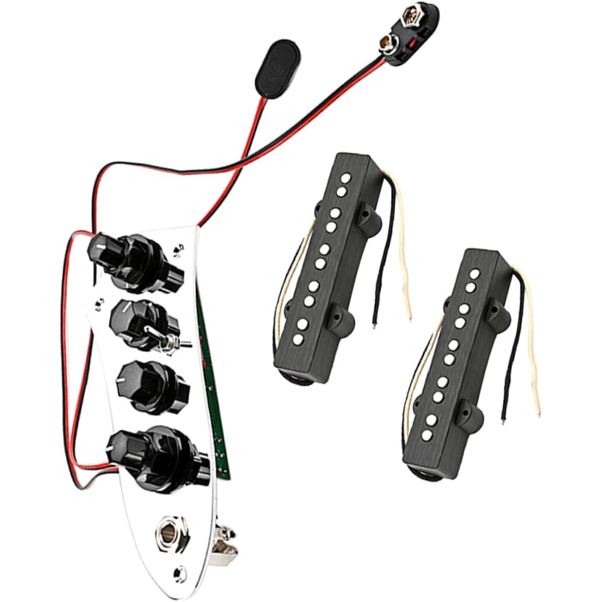 Vaguelly 1 Set Pickup Acoustic Guitar Amplifier Bass Humbucker Tone Tool Simple Bass Parts Bass Supply Bass Parts Si