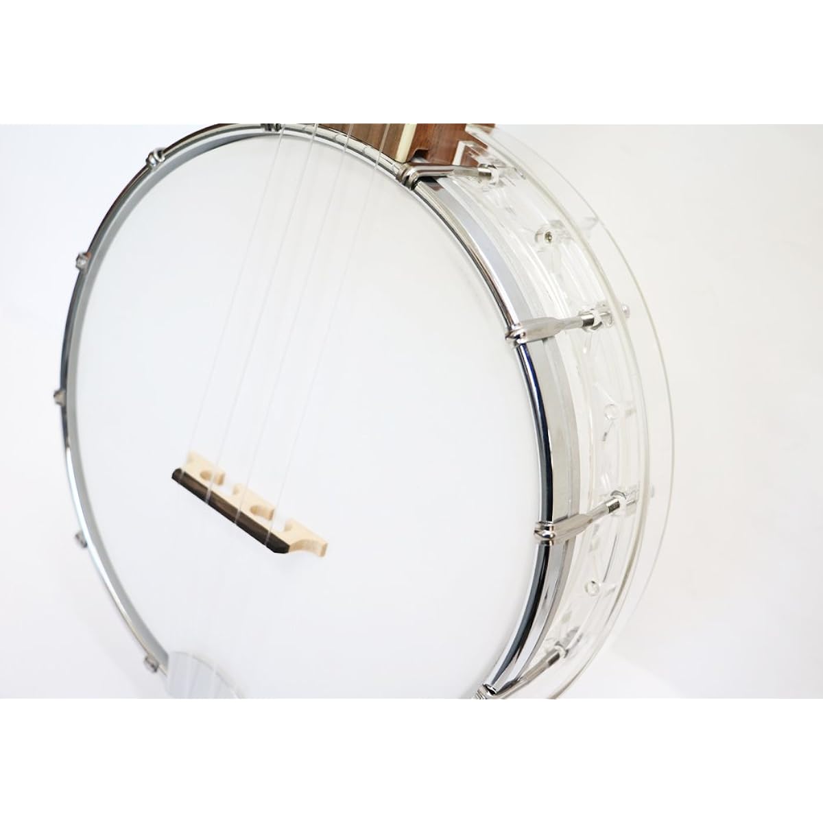 Lahaina Crystal Banjo Ukulele Clear LBU-200CL