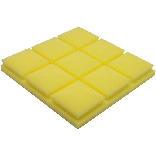 Anti-noise 10PCS Office Acoustic Panels, Hotel Decorative Sound Absorbing Cotton High Density Sound Absorbing Soundproof Foam 10PCS Household Products (Yellow) (Yellow)