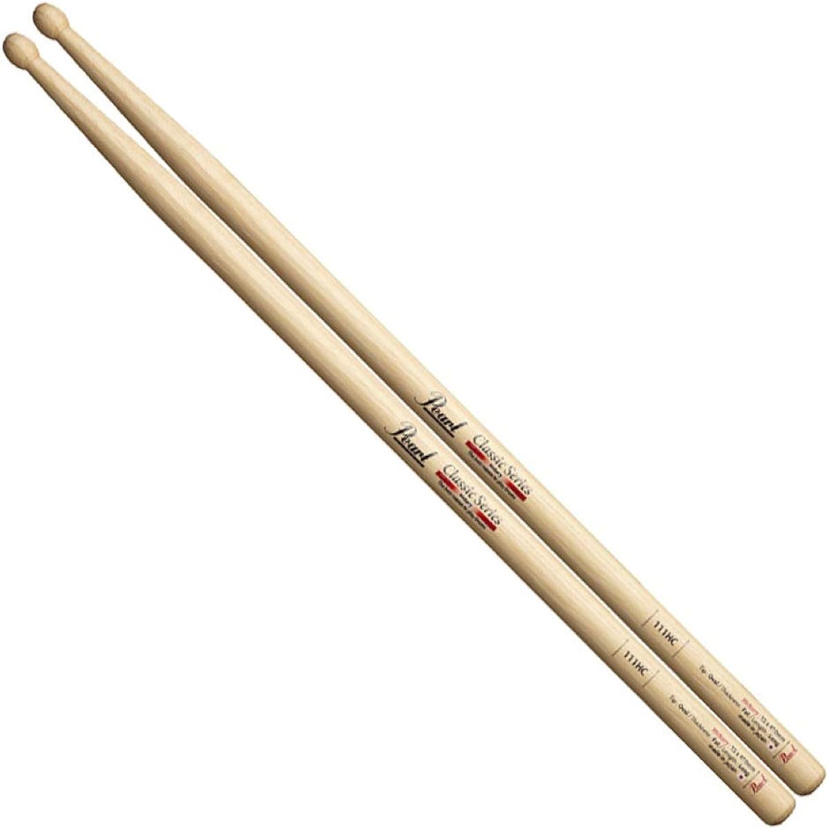 Pearl 111HC Hickory Drumsticks x 12 Sets