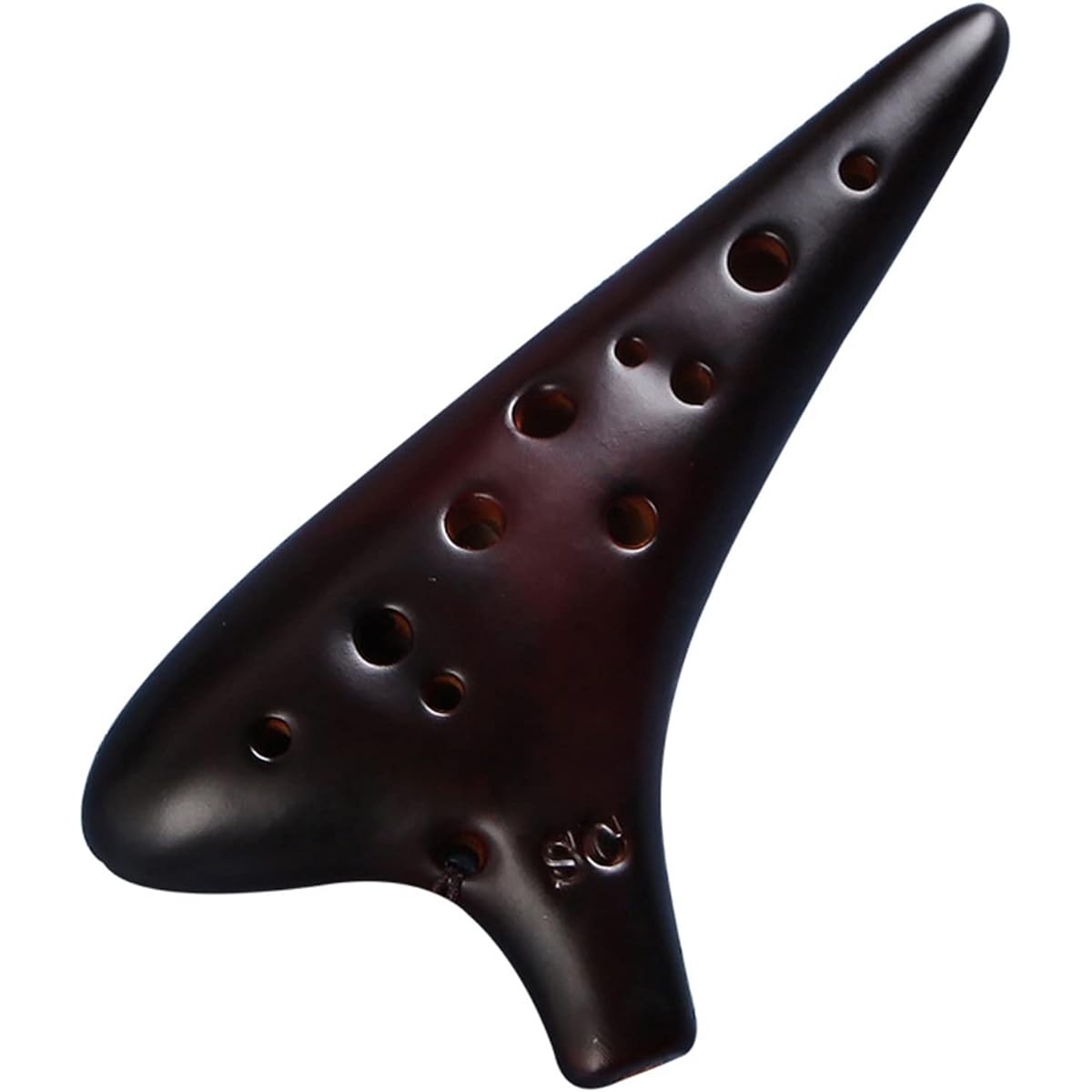 Smoked Ocarina 12 Holes Treble C Tune Professional Ocarina Musical Instrument for Students Adult Ocarina Ocarina Instrument