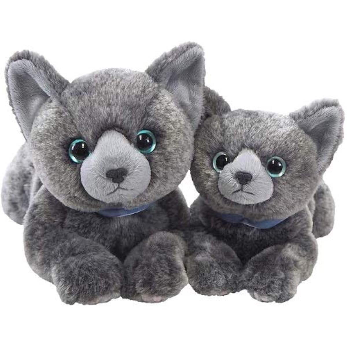 [Friendly Parent and Child Set] Knee Cat Plush Toy Russian Blue M Size & S Size Sun Lemon