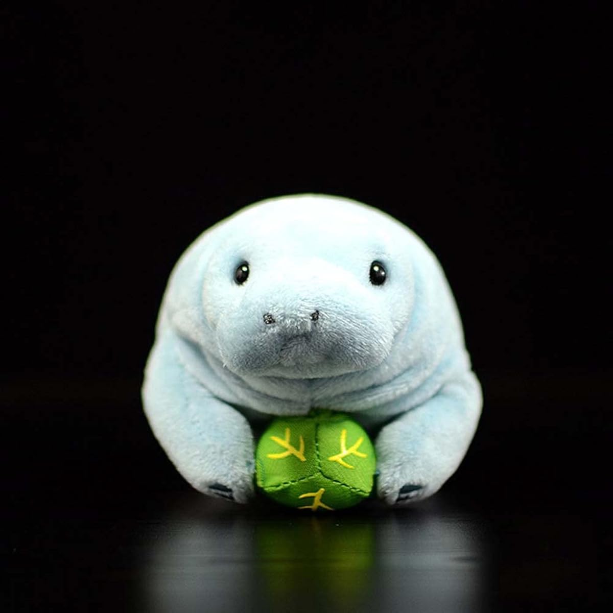okidg 7" Simulation Manatee Plush Toy Lifelike Sea Cow Stuffed Animal