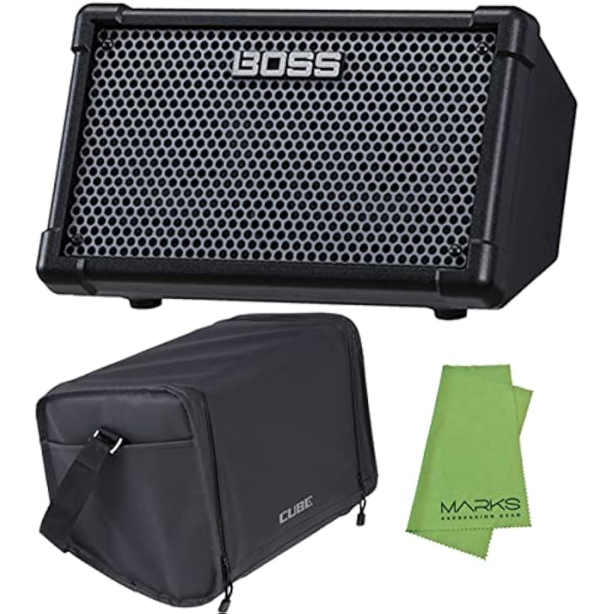 [Genuine case CB-CS1 set] BOSS CUBE STREET II BLACK [CUBE-ST2] Street Live Amplifier