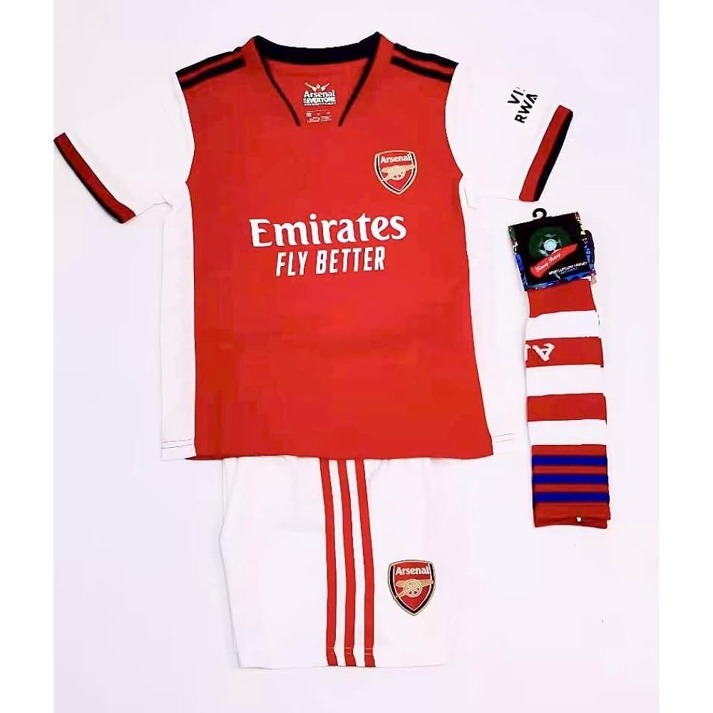 Takehiro Tomiyasu Uniform Top and Bottom Set Junior Arsenal No. 18 Japan National Team Home Replica Uniform for Children GV Original Set Product