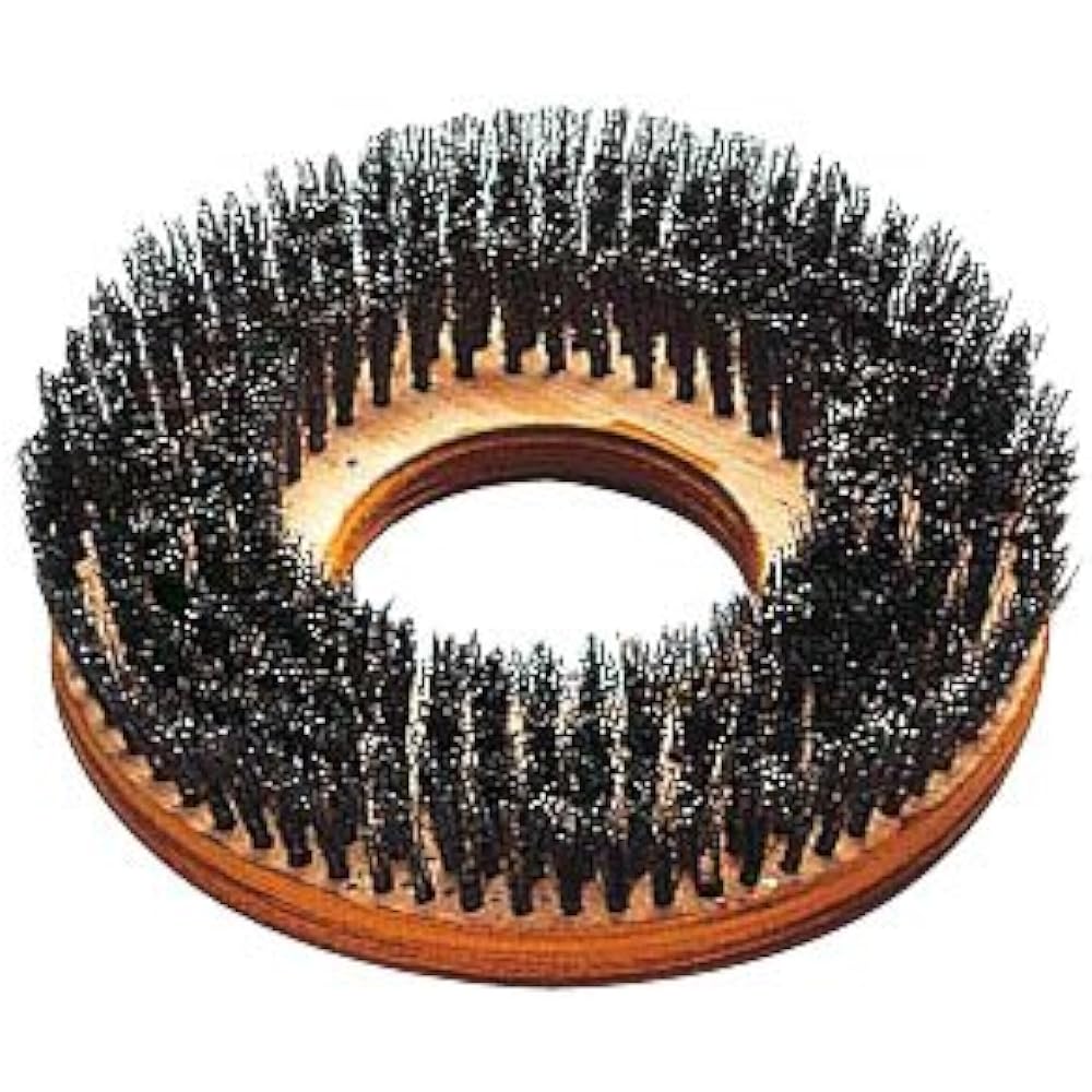 Yamazaki Sangyo Polisher Brush Wire Brush 12 Inch for Cleaning Iron Plate Concrete 318933