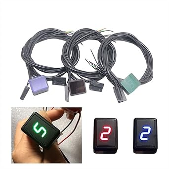 Speed Display Meter Motorcycle Digital Gear Indicator Car Styling Motorcycle Light Neutral Display Shift Lever Sensor Bule Motor