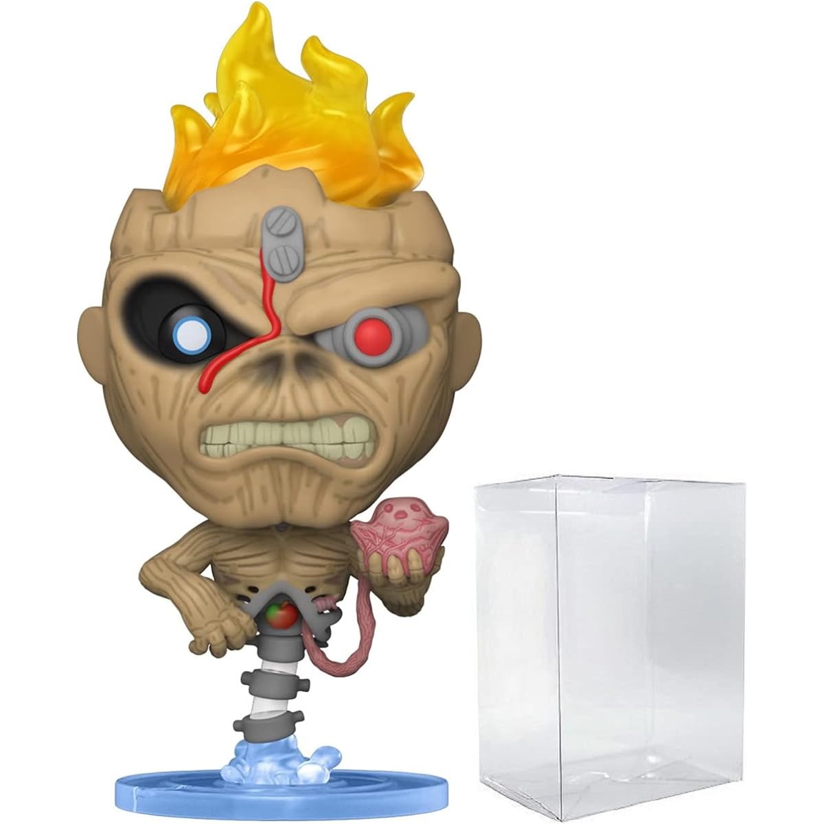 POP Iron [Maiden] Eddie - 7th Son of Seventh Son Funko Pop! Vinyl Figure (Includes Compatible Pop Box Protector Case), Multicolor, 3.75"